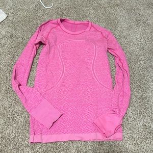 Lululemon Swiftly Pink Long Sleeve